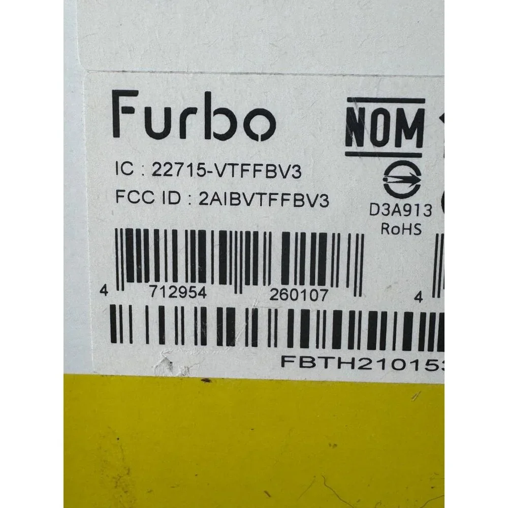 Furbo Dog Camera‎ 2.5T Treat Dispenser & Bark Alerts – No Power Brick